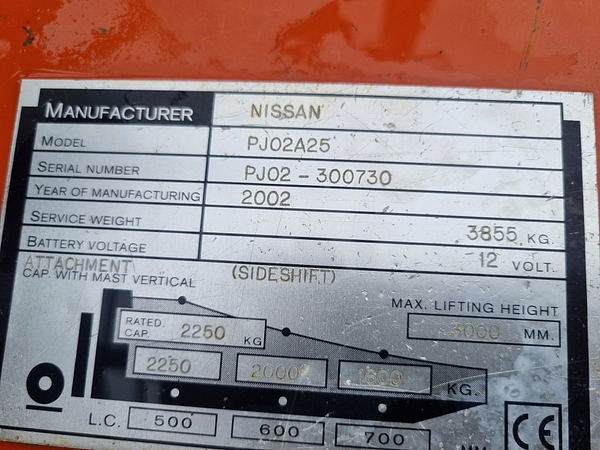 Chris Atkin & Son Ltd - Nissan PJ02A25
